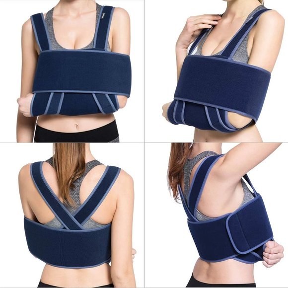 Velpeau Arm Sling Shoulder Immobilizer For Right or Left Arm Model VP0301 Size M - Picture 10 of 11